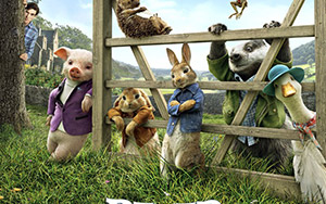 3D live-action/CGI animated adventure comedy film, Peter Rabbit (2018)